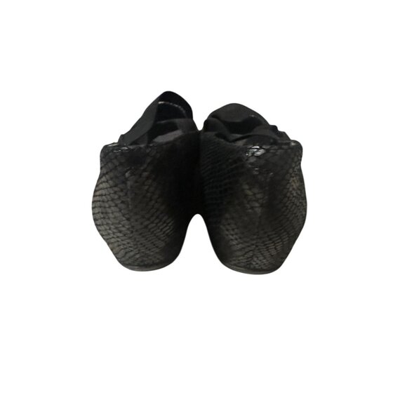 ROCKPORT Women's Black Leather Kitten Heel Wedges Size 8 - Picture 7 of 8